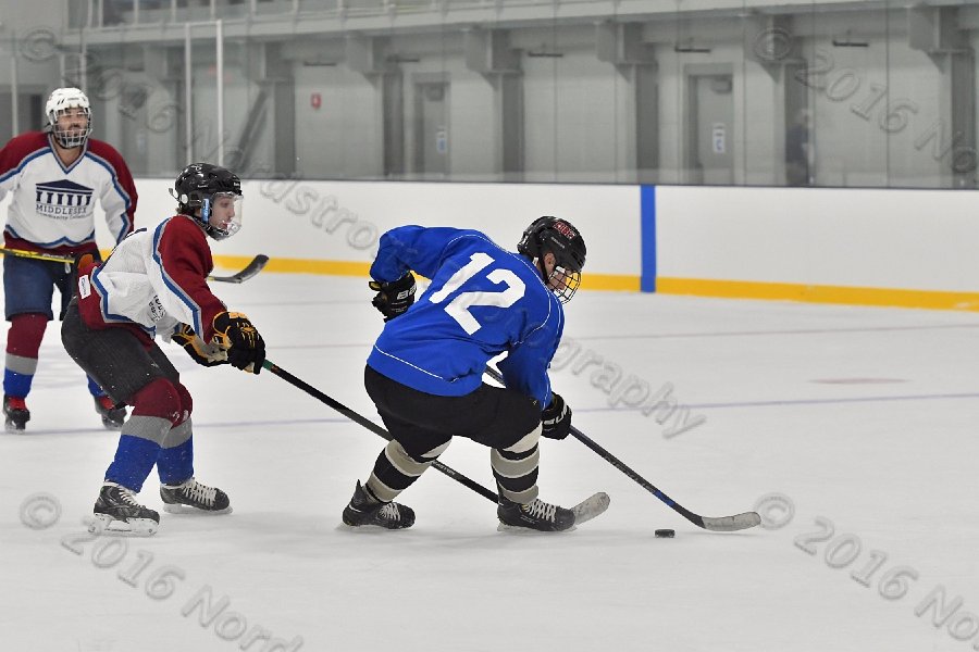 Wheaton College Men\'s Ice Hockey vs Middlesex Community College. - Photo By: KEITH NORDSTROM